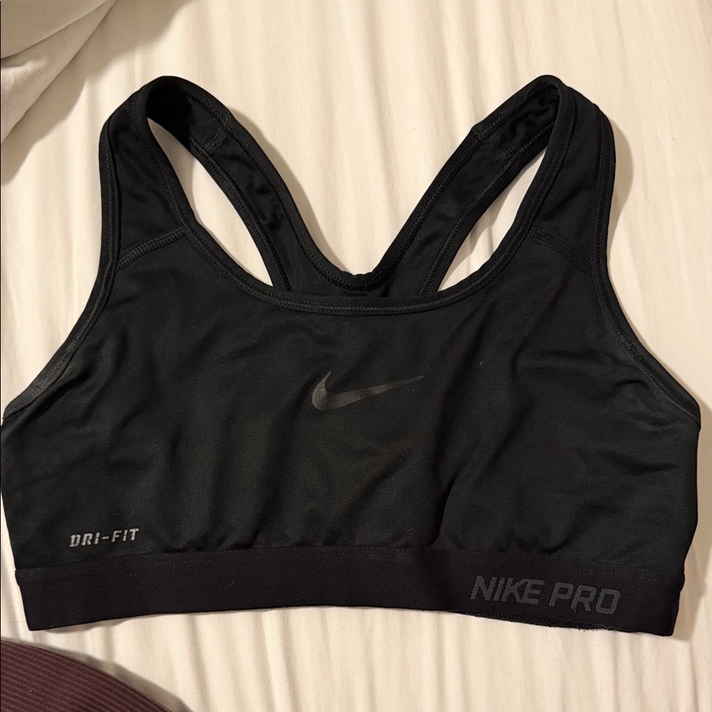 Nike Pro Dri-FIT Black Sports Bra